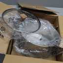 CAROTE Stainless Steel Stock Pot - 5.5 Quart Heavy Duty Induction Cooking Pot with Visible Lid for Pasta, Soup, Spaghetti, Bottom Big Stockpot, Deep Cookware for Canning, Boiling, Simmer