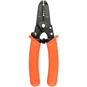 Cable Stripper Multifunctional Crimping Pliers Wire Stripper Cutter Crimper Automatic Terminal Crimping Plier Tools Manganese Alloy Hand Tool Non-Slip Handles are Stain and Rust Resistant (Type1)
