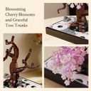 Wise Block Cherry Blossom Tree Building Block Set for Adult 900 Pcs Artificial Bonsai Tree Plants for Home Decor, Adult Ages 18+, Beautiful Gift for Women Set