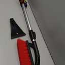 Extendable 33"-46" 2-1 Car Snow Brush with Ice Scrapper (C80100), Snow Broom Head for Car Windshield Pin Lock Telescopic with Soft EVA Grip, Complimentary Ice Scrapper, Long Snow Brush