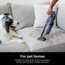 Shark Cyclone PET Handheld Vacuum with 8" Crevice Tool, HyperVelocity Suction, Navy Blue/Grey, CH701