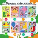 2 x 24 Sheets Mexican Fiesta Party Stickers, Cinco De Mayo Sticker, Make Your Own Mexican Carnival Stickers, Carnival Themed Party Supplies