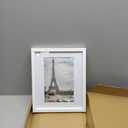 Hongkee 9x11 Picture Frame with Real Glass - Display Pictures 7x9 with Mat or 9x11 without Mat, Photo Frame for Wall or Table Top Display(White, 1 Pack)