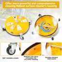 Tool Daily 16.5" Pressure Washer Surface Cleaner with Dual Handle, 4500 PSI