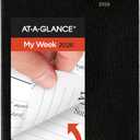 AT-A-GLANCE 2026 Diary, Fine Diary, Weekly & Monthly, 2.75" x 4.25", Pocket Size, Hardcover, Black (72010526)