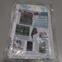 2 x AnyDesign Winter Kitchen Dish Towel 18 x 28 Inch Gold Blue Snowflake Dishcloth Vintage Decorative Hand Drying Tea Towel for Baking Cooking Home Kitchen Decor Housewarming Gift, 2Pcs