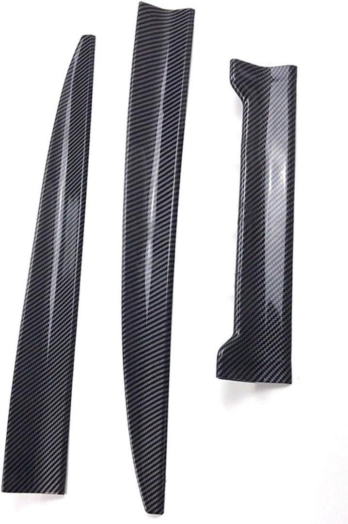 Universal Rear Tail Trunk Lip Car Racing Sedan Wing Spoiler Trim Compatible for BMW E46 E90 F30 G20 Compatible for Audi A3 A4 A5 A6 Compatible for Benz W204 W211(Model-A Carbon Look)