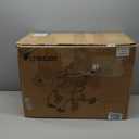 Foldable Rollator Walker with Seat for Seniors,Lightweight 2-in-1 Rolling Walkers and Wheelchair Combo with Adjustable Handle Height,Transport Chair with Brakes 300 lbs Weight Capacity Blue-all Terrain(10" Front and 8" Rear Wheels)