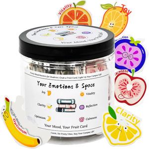 60 Positive Cards Jar, Motivational Gifts for Students, Study Encouragement Jar, Stocking Stuffers, Christmas White Elephant Gifts, Uplifting Quotes for School, Teens & College Life