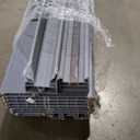 DIYHD 30X80in Interior Folding PVC Accordion Door, Grey, Include Door and Mounting Hardware, Handle, Latch