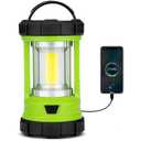 Camping Lantern 3000LM, LED Lanterns for Power Outages with 4400mAh Phone Charger, Impact-Resistant Rechargeable Lantern, 5 Light Modes Waterproof Lantern for Hurricane Emergency(Pale Green)