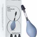 Ear Pressure Relief Suction Device, Migraine and Headache Relief Tinnitus Products with 3 Sizes, Airplane Ear Pressure Relief Through Inner Ear Pressure Balance (Grey, One Size)