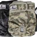 Pet Parents Washable Dog Diapers (3pack) + Extendrs of Durable Doggie Diapers, Premium Dog Diapers Female & Male (Small, Camo) (Small (9-15"))