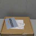 Amazon Basics Brushed Microfiber 3 Piece Duvet Cover Set, Full/Queen, Bright White, Striped