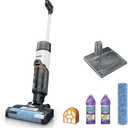 Shark Wet Dry Vacuum Mop All-in-One Cordless Hardfloor Cleaner, HydroVac MessMaster, 3-in-1 Self-Cleaning System, Strong Suction with 2 Brushrolls & 2 Solutions, for Hard Floors & Area Rugs, AW261