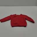 pureborn Baby Toddler Boys Girls Pullover Sweater Cotton Knit Button Closure Sweaters (18-24 Months, Solid Red #2)
