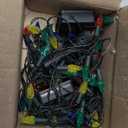 Solar String Lights Outdoor Waterproof 2 Packs, 50 LED Solar Powered Strawberry String Lights, 23FT Light up Garden Decor, 8 Modes Fairy Lights for Garden, Patio, Cafe and Camping