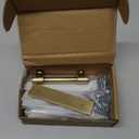 khtumeware 5 Pack 3 Inch (76 mm) Center to Center Champagne Bronze Cabinet Pull Backplate with Base Plate Zinc Solid Satin Brass Kitchen Cabinet Handles Drawer Pulls Cabinet Hardware