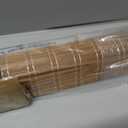 LazBlinds No Tools No Drill Cordless Bamboo Roman Shades, Light Filtering Window Treatment, Roll Up Bamboo Blinds for Windows 30'' W x 48'' H, Brown