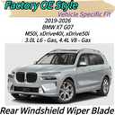 Rear Wiper Blade for BMW X7 G07 2019-2026 2025 2024 2023 2022 2021 2020| Exact Fit M50i xDrive40i xDrive50i Models | OEM Replacement Rear Back Windshield Wiper Blade