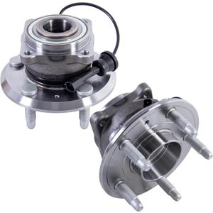 2PCS 512440 Rear Wheel Hub Bearing Assembly 5 Lugs w/ABS Compatible for 2010-2017 Chevy Equinox/ 2010-2017 GMC Terrain