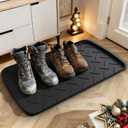 Boot Trays Heavy Duty Rubber Mat with Lip, Waterproof Shoe Mat Tray for Entryway Shoe Tray Multi-Purpose for Indoor or Outdoor 27.56 x 15.75inch