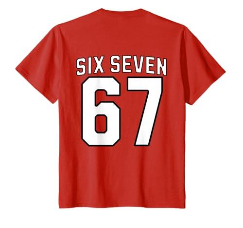 Six Seven Meme 67 Sports Jersey for Boys Girls Kids Teens T-Shirt, Medium