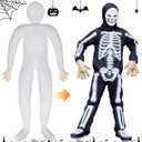 Kathfly 6 Foot Halloween Full Size Posing Dummy Tall Posable Halloween Decor Poseable Mannequin with Hands Holiday Decor(White Color)