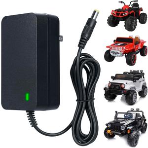 24V Battery Charger for Ride on Toys,24V Charger for Ride on Car Best Choice Products SUV Powered Accessories,24 Volt Kids Battery Charger with Charging Indicator Light for Baby Carriage Ride Toy