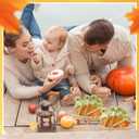 Tenceur 48 Sets Thanksgiving Baby Shower Gifts Bulk Pumpkin Ballpoint Pens Favors with Thank You Cards Organza Bag Pumpkin Ballpoint Pens Set for Thanksgiving Baby Shower Party Favors Gifts