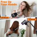 Hair Dryer Stand, Multi Angle Adjustable Blow Dryer Stand Hands Free with Universal Clamp - Allow You to Dry Hair Hand Freely