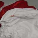 4 Pcs Women's Riding Hood Costume Halloween Party Dress with Red Hooded Cloak White High Socks Picnic Basket XL