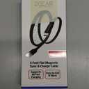 Zgear 3 Foot Flat Magnetic Sync and Charge Cable