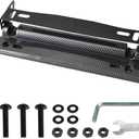 Car License Plate Holder, Universal Adjustable License Plate Frames, Stainless Steel Car Tag Holder with Screws and Nuts, Carbon Fiber Front License Plate Mount Bracket