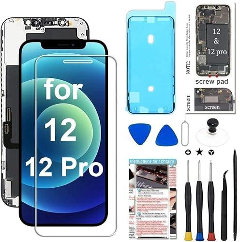Fixerman for iPhone 12/12 Pro Screen Replacement Kit 6.1 inch 3D Touch LCD Screen Display Digitizer Frame Assembly