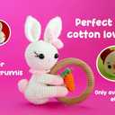 Cotton Yarn - 100% Cotton Yarn for Crocheting and Knitting, Mercerized Cotton Amigurumi Yarn Fine-Sport 2 1.76 oz (50g) / 136 Yrds (125 m) 3 Skeins- Cream
