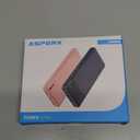 AsperX 2-Pack 10000mAh USB C Output Portable Charger Power Bank Fast Charging, Portable Battery Bank External Battery Pack for iPhone, Samsung, Google LG and Heated Vest (Pink+Deep Blue)