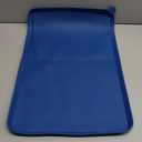 Waterproof Pet Feeding Mat with High Raised Edges, Heavier and Thicker Placemats for Cat Dog Water Bowl with BPA Free, Dogs Cats Food Mats for Messy Drinkers to Prevent Spill and Protect Floors (22" x 14", Navy Blue)