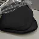 Seat Cushion for Office Chair and Car, Lumbar Support Pillow for Office Chair, Memory Foam Ergonomic Seat Cushion for Long Sitting, Back & Tailbone Pain, Sciatica - Black, Large