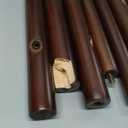 Solid Wooden Coat Rack Freestanding, New Zealand Pine Coat Tree with 8 Hooks & 3 Adjustable Sizes for Coats, Hats, Handbags and Scarves, Space Saving for Entryway/Office/Bedroom (Brown) (1 PC)