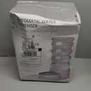 Sfozstra Dog Water Bowl Dispenser: 6L White Lagre Stainless Steel - BPA-Free - Automatic Gravity Pet Water Dispenser for Busy Owners