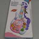 Marstone Toys for 1 2 Year Old Girl Birthday Gifts: Baby Musical Unicorn Toys 12-18 Months, Educational Cartoon Guitar for Toddler Boy Kid 1-3, Infant 1st First Interactive Learning Birthday Present