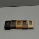 French Flat Hair Clips for Women 6pcs Hair Claw Clips for Thick or Thin Hair Matte Claw Clips for Girls Barrettes Non-Slip Strong Hold Hair Accessories for Women (Brown)