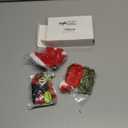 Simgoing 2 Sets Christmas 17 cm/6.7 Inch Doll Clothes Outfits Accessories Dolls with Shoes Glasses Costume Stylish Adorable Dress up for Christmas Winter Holiday Decor Gifts(Elegant Style)