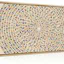 Anyzal Large Jesus Wall Art Framed, Jesus Feeds the 5000 Wall Art, Modern Christian Art Prints, Religious Easter Artwork, Abstract Bible Painting Christian Faith for Home Living Room Bedroom 20"x40"