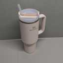 STANLEY Quencher H2.0 Tumbler with Handle and Straw 40 oz Flowstate 3-Position Lid Cup Holder Compatible for Travel Insulated Stainless Steel Cup BPA-Free Rose Quartz 2.0