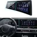 2025 Kia Sportage Screen Protector for 2023 2024 2025 Kia Sportage (EX/SX/SX-Prestige/X-Line) Accessories Navigation & Dashboard Nano Touchscreen Protector Film HD Clear Anti-Glare 12.3''-4 Packs