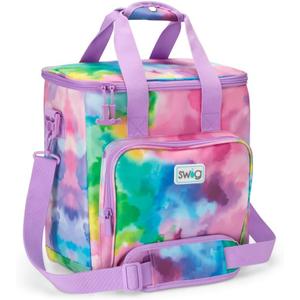 Swig Life Triple Insulated Cooler Bag with Zipper, Large Travel Cooler Bag Holds 16-24 Cans, or 6 Wine Bottles, Insulated