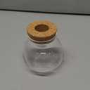 Plant Propagation Station,Hydroponic Glass Container Vase Jars, with Wooden Saucer for Desks, Houses, Garden Decorations, Home Kitchen Decorations and Gifts for Plant Lovers (2)