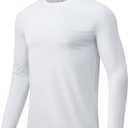 BANTREK Men's Long Sleeve Shirts Moisture Wicking UPF 50+ Sun Protection Athletic T-Shirts for Fishing Workout Swim Gym S